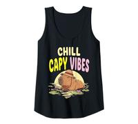 Donna Capybara - Rilassamento assicurato con Design Animale Divertente Canotta