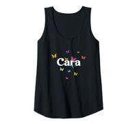Donna CARA - Bellissimo nome di ragazza con farfalle colorate Canotta