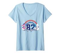 Donna Care Bears 4th of July Hug Squad 82 Rainbow Maglietta con Collo a V