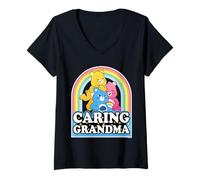 Donna Care Bears Caring Grandma Maglietta con Collo a V