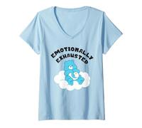 Donna Care Bears Emotionally Exhausted Maglietta con Collo a V