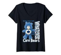 Donna Care Bears Haters Gonna Hate Whatever Maglietta con Collo a V