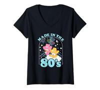 Donna Care Bears Made in The 80's Maglietta con Collo a V