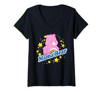 Donna Care Bears Mama Bear Maglietta con Collo a V