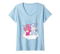 Donna Care Bears: Unlock The Magic 4th of July Fireworks Maglietta con Collo a V