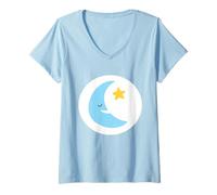 Donna Care Bears: Unlock The Magic Bedtime Bear Belly Maglietta con Collo a V
