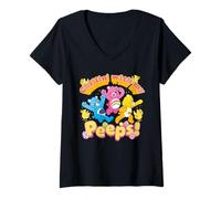 Donna Care Bears: Unlock The Magic Chillin' with My Peeps Maglietta con Collo a V