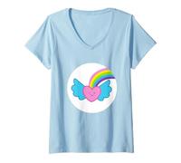 Donna Care Bears: Unlock The Magic Dream Bright Bear Belly Maglietta con Collo a V