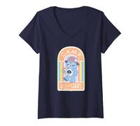 Donna Care Bears: Unlock The Magic Grumpy Bear Camp all-Star Maglietta con Collo a V