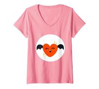 Donna Care Bears: Unlock The Magic Spooky Sparkle Bear Belly Maglietta con Collo a V