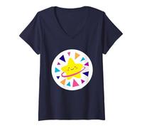 Donna Care Bears: Unlock The Magic True Light Bear Belly Maglietta con Collo a V