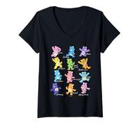 Donna Care Bears: Unlock The Magic Various Bear Poses Unlocked Maglietta con Collo a V