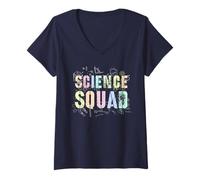 Donna Carino Science Squad Chimica Campo Insegnante I Teach Stud Maglietta con Collo a V