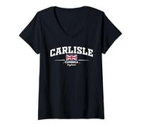 Donna Carlisle England Maglietta con Collo a V