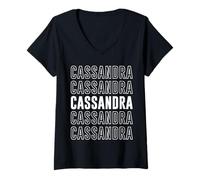 Donna Cassandra Maglietta con Collo a V
