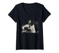 Donna Cat Stevens Treno della Pace Anni '70 Era Live da Cazzo Barnatt Maglietta con Collo a V