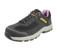 Donna Caterpillar con Lacci Punta IN Acciaio Largo Fit Lavoro Scarpe - Elmore