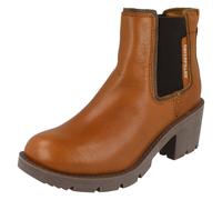 Donna Caterpillar Pelle Stivali Caviglia A 6 CM Tacco - Rewrite Chelsea P31217