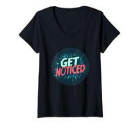 Donna Cattura ogni occhio con Get Noticed Daying Maglietta con Collo a V