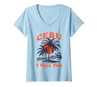 Donna Cebu Ti Amo, Signorina Maglietta con Collo a V