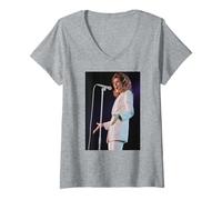 Donna Celine Dion dal Vivo Falling Into You World Tour 1996 Maglietta con Collo a V