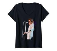 Donna Celine Dion Falling Into You World Tour dal Vivo 1996 Maglietta con Collo a V
