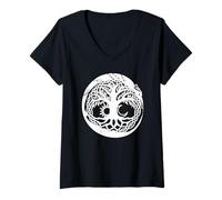 Donna Celtic Irlanda vichinga celtica Nodo Albero Maglietta con Collo a V