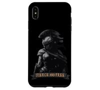 Donna Centurione Arte Romana Bianco e Nero con Labbra Rosse Custodia per iPhone XS Max