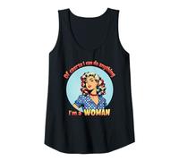 Donna Certo Che Posso Fare Qualsiasi Cosa Sono Una Donna Retro Pop Art Donne Canotta