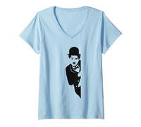 Donna Charlie, Charlie, Charlie, Dove Sei? Maglietta con Collo a V