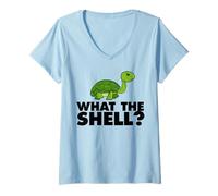 Donna Che Cosa Il CONCHIOSTO Maglietta con Collo a V