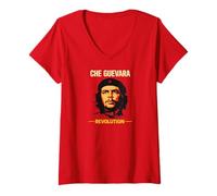 Donna Che Guevara Maglietta con Collo a V