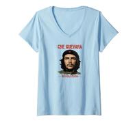 Donna Che Guevara Maglietta con Collo a V
