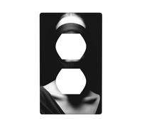 Donna che indossa una benda copertura per interruttore della luce decorativa 1 banda piastra da parete per cucina stanza bagno dimensioni 7 x 11,4 cm