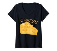Donna Cheese And Crackers: Matching Halloween Costume for Adults T Maglietta con Collo a V