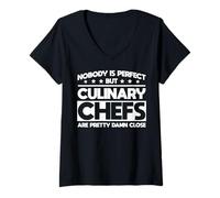 Donna Chef Saying Apparel - Miglior Design Divertente Chef Maglietta con Collo a V