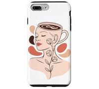 Donna Chicchi Di Caffè Caffeina Espresso Barista Custodia per iPhone 7 Plus/8 Plus
