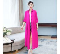 Donna Chiffon Camicia Trasparente Lungo Sole Protezione Mantella Giacca Cardigan