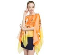 Donna Chiffon Scialle Prendisole Bolero Cardigan Stampa Sole Protezione Mantella