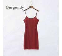 Donna Chiffon Scivola Spaghetti Cinturino Sotto Abito Sottoveste Sonno Canotta