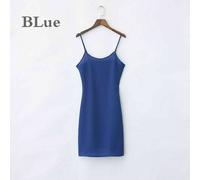 Donna Chiffon Scivola Spaghetti Cinturino Sotto Abito Sottoveste Sonno Canotta