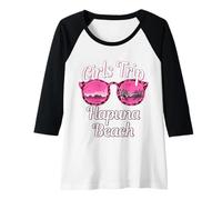 Donna Chignon per Capelli disordinato da Ragazza Hapuna Beach Maglia con Maniche Raglan