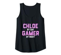 Donna Chloe Gamer Girl Costume di Halloween per Gen Z Gaming Chloe Canotta