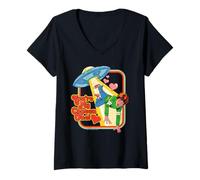 Donna Chosen One UFO Valentine Sarcastic Retro Funny Adult Humor Maglietta con Collo a V