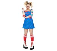 Donna Chucky Costume Autorizzato Bambola Bambini Play Halloween Costume