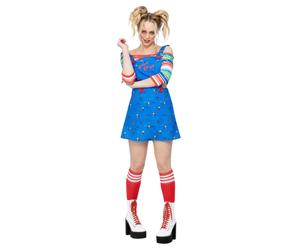 Donna Chucky Costume Autorizzato Bambola Bambini Play Halloween Costume