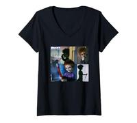 Donna Chucky Glenn Bathtime Carnage Collage Maglietta con Collo a V