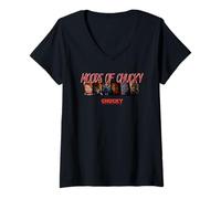 Donna Chucky Moods of Chucky Maglietta con Collo a V