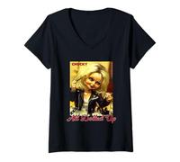 Donna Chucky Tiffany all Dolled Up Maglietta con Collo a V