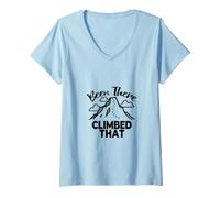 Donna Ci Sono Stato scalato Che Maglietta con Collo a V